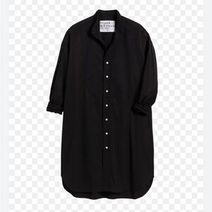 Frank and Eileen Tee Lab Jersey Shirt Dress Black Sz S